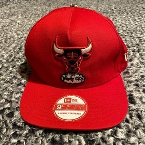 Chicago bulls snakeskin strapback
